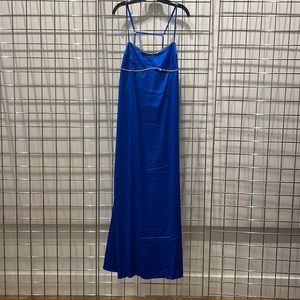 Peppermayo NWT Colbalt Blue Worst Behavior Diamanté Maxi Dress